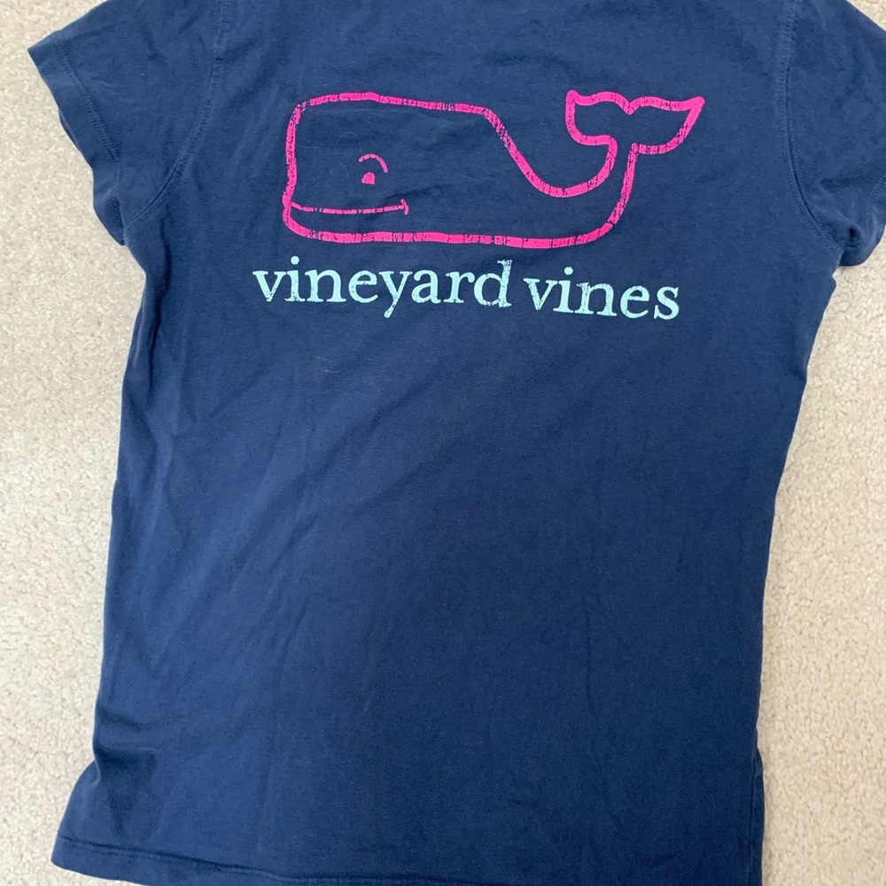 Vineyard Vines navy short sleeve shirt
